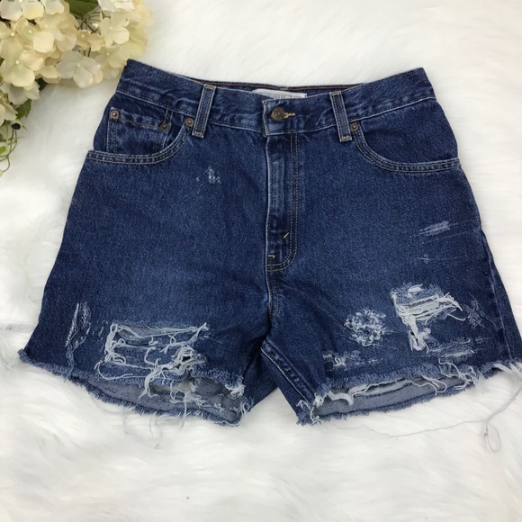 Levi's Pants - LEVIS {10} Distressed Denim Festival Shorts